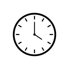 Clock icon vector