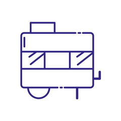 Cart vehicle design, Transportation travel trip urban motor speed fast automotive and driving theme Vector illustration