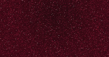 Red glitter dust background for festival, party, event. Gold glamur texture Loop animation.