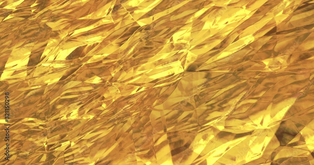 Poster golden foil background. gold texture 3d rendering image 3d rendering 3d illustration
