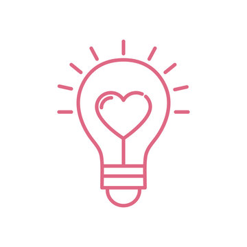 Forud type Habitat historie Light Bulb Heart Images – Browse 29,898 Stock Photos, Vectors, and Video |  Adobe Stock