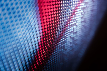 CloseUp LED blurred screen. LED soft focus background. abstract background ideal for design.