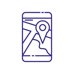 Gps mark design, Map travel navigation route road location technology search street and direction theme Vector illustration