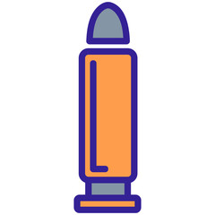 bullet icon vector. Thin line sign. Isolated contour symbol illustration