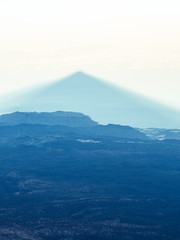 Picture of the landscape of Tenerife, the Canary Islands . Ocean, cliffs, beach, mountains, volcano.