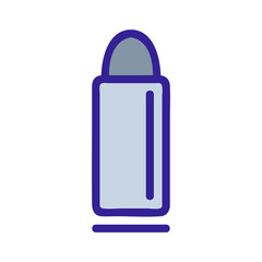 bullet icon vector. Thin line sign. Isolated contour symbol illustration