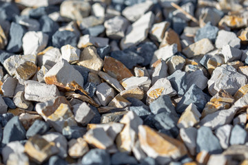 Macro photography of river gravel captured at the edge of the Del Valle river near the town of La Palma in the south of the department of Santander, Colombia