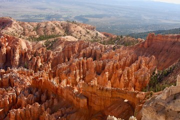 Natual bridge formation in Bryce Canyon