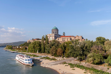 Basilica of the Blessed Virgin Mary at Esztergom by the River Da