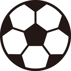 Fototapeta premium サッカーボール黒