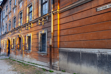 Fototapeta na wymiar Old building in Esztergom, Hungary.