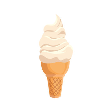 delicious ice cream isolated icon vector illustration design