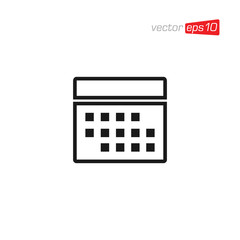 Calendar Icon Design Vector Template