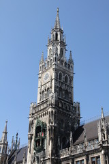 Fototapeta na wymiar munich cathedral tower