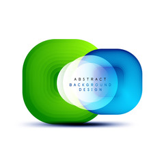 Square geometric banners with 3d smooth blend effect. Digital technology trendy icon design. Vector Illustration For Wallpaper, Banner, Background, Card, Book Illustration, landing page