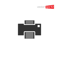 Printer Icon Design Vector Template