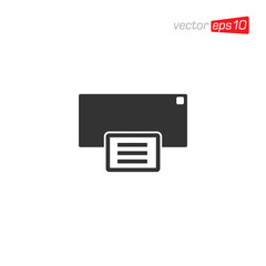 Fototapeta premium Printer Icon Design Vector Template