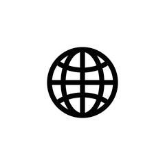 Vector globe icon
