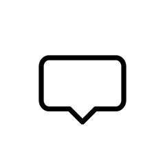 Fototapeta premium Vector bubble speech icon