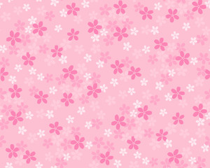 サクラ　ピンク　パターン