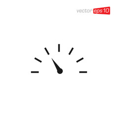 Speedometer Icon Design Vector Illustration