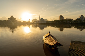 wonderful sunrise at morning