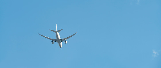 旅客機・飛行機・青空