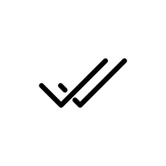 Vector check icon design