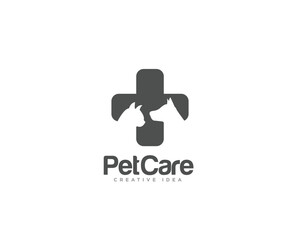 Pet Care Logo Design Vector