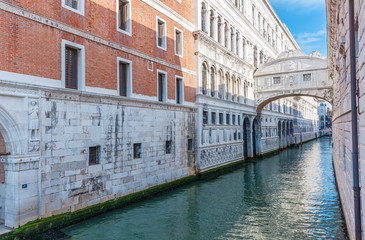 Obraz premium Venice - Bridge of Sighs (Ponte dei Sospiri) , Italy