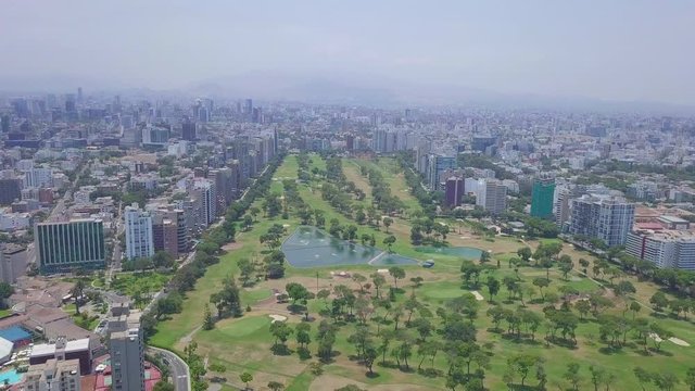 View Of The San Isidro Golf Course In Lima