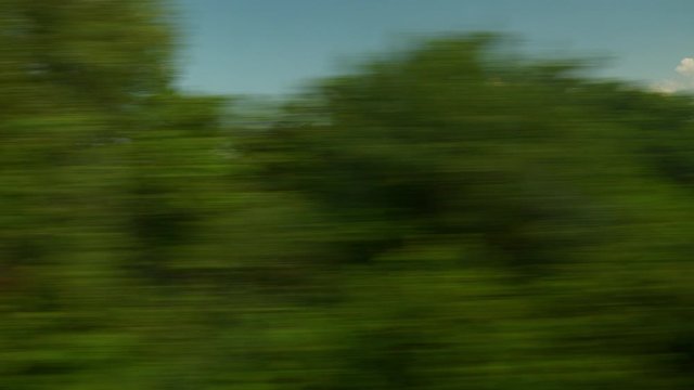 day time geneva city train road trip passenger side window pov panorama 4k switzerland 