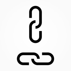 hyperlink single icon 