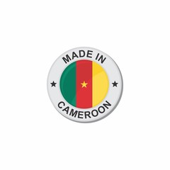 Circle National flag (Made in) - Cameroon