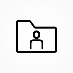 user folder  icon design vector illustration