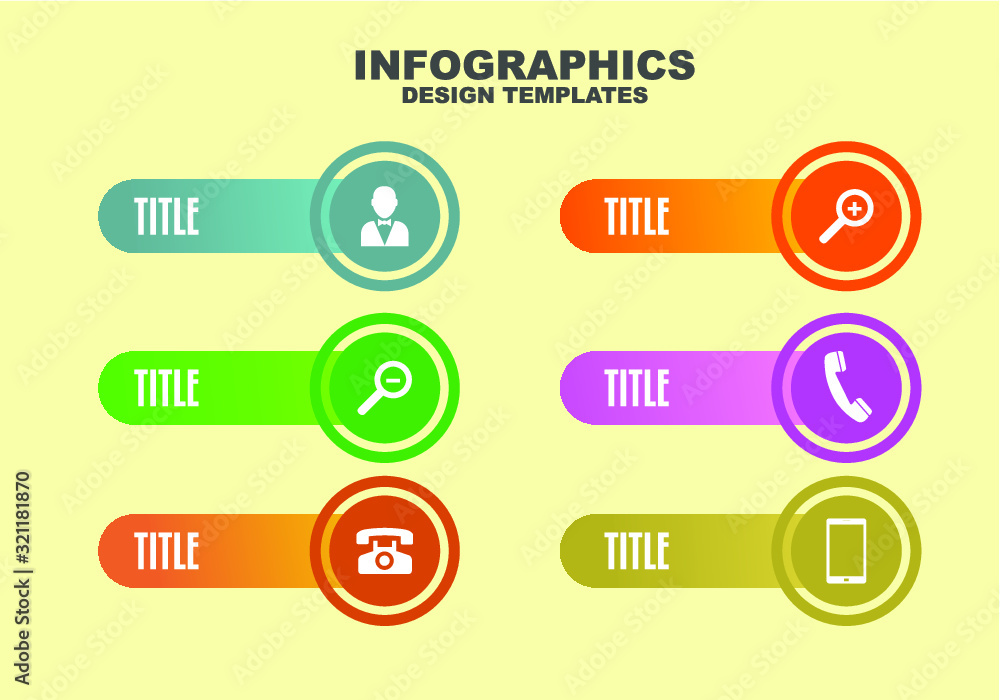 Aufkleber bundle of editable colorful business and public information info graphics with flat design of chart,