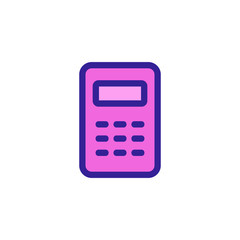 Cashier icon vector. Thin line sign. Isolated contour symbol illustration