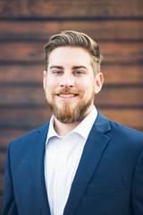  Business Lifestyle with cute white dog 