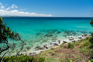 Tropical beach, Byron Bay Australia