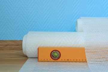 Picture of fiberglass wallpaper.