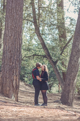 Fototapeta premium cute couple outdoors