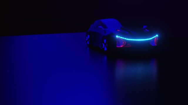 3D car bottom smooth camera movement