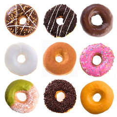 donut or donut isolated on white background new.