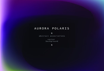 Northern lights gradient background. Luminescence of Aurora Borealis.