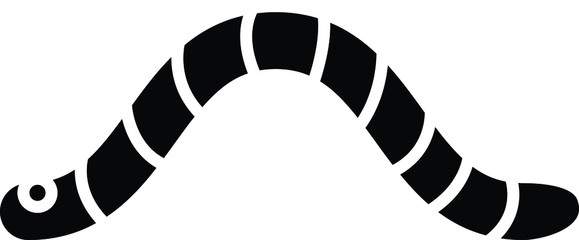 Worm icon vector illustration