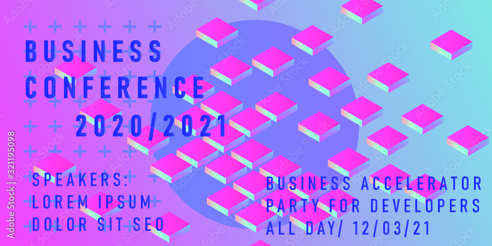 Aufkleber abstract geometric background. poster template for business and it technologies conference.