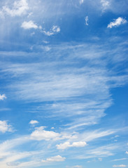 Sky background view