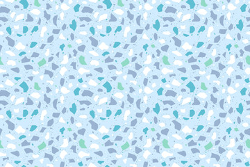 Decorative terrazzo pattern