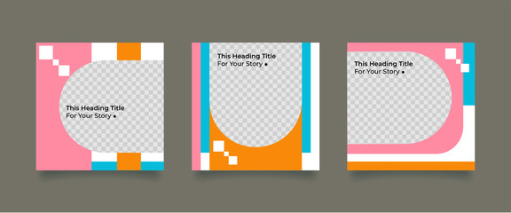 Unique Editable modern Social Media banner Template.Promotional web banner for social media. Elegant sale and discount promo. Fashion and lifestyle blog templates, web banners