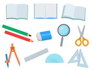 文房具　セット　イラスト